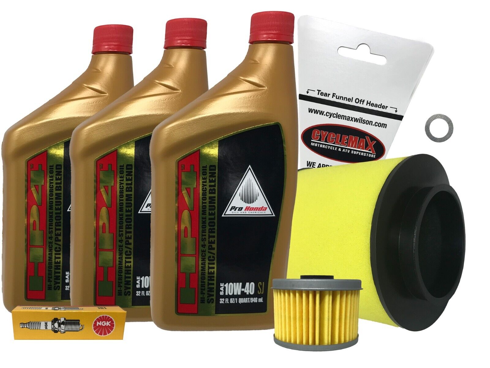 Cyclemax 1998-2000 OEM Honda TRX 300 Semi Synthetic Tune Up Kit