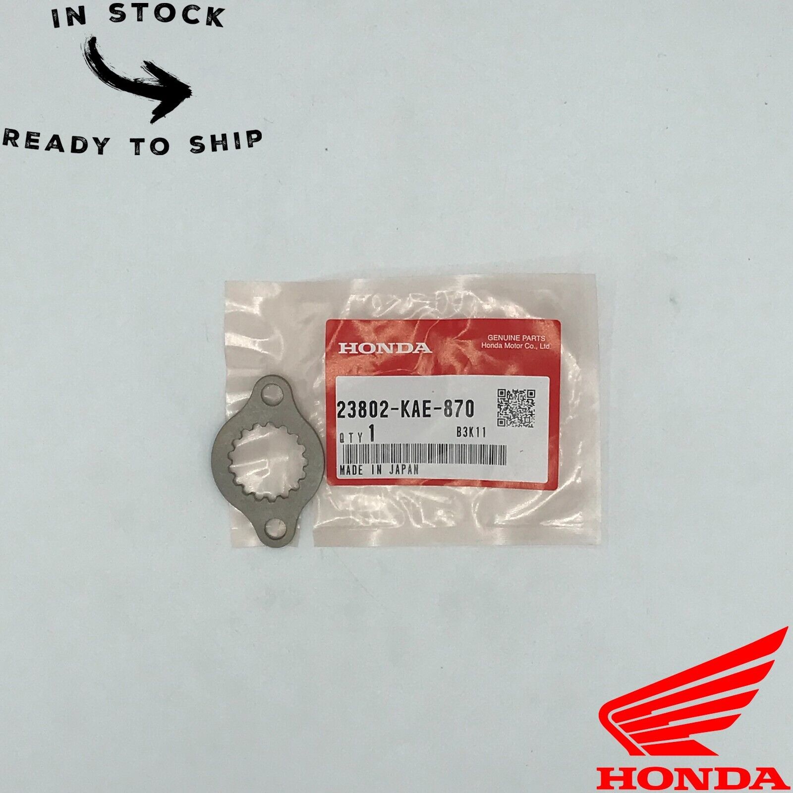 Genuine OEM Honda Fixing Plate 23802-KAE-870