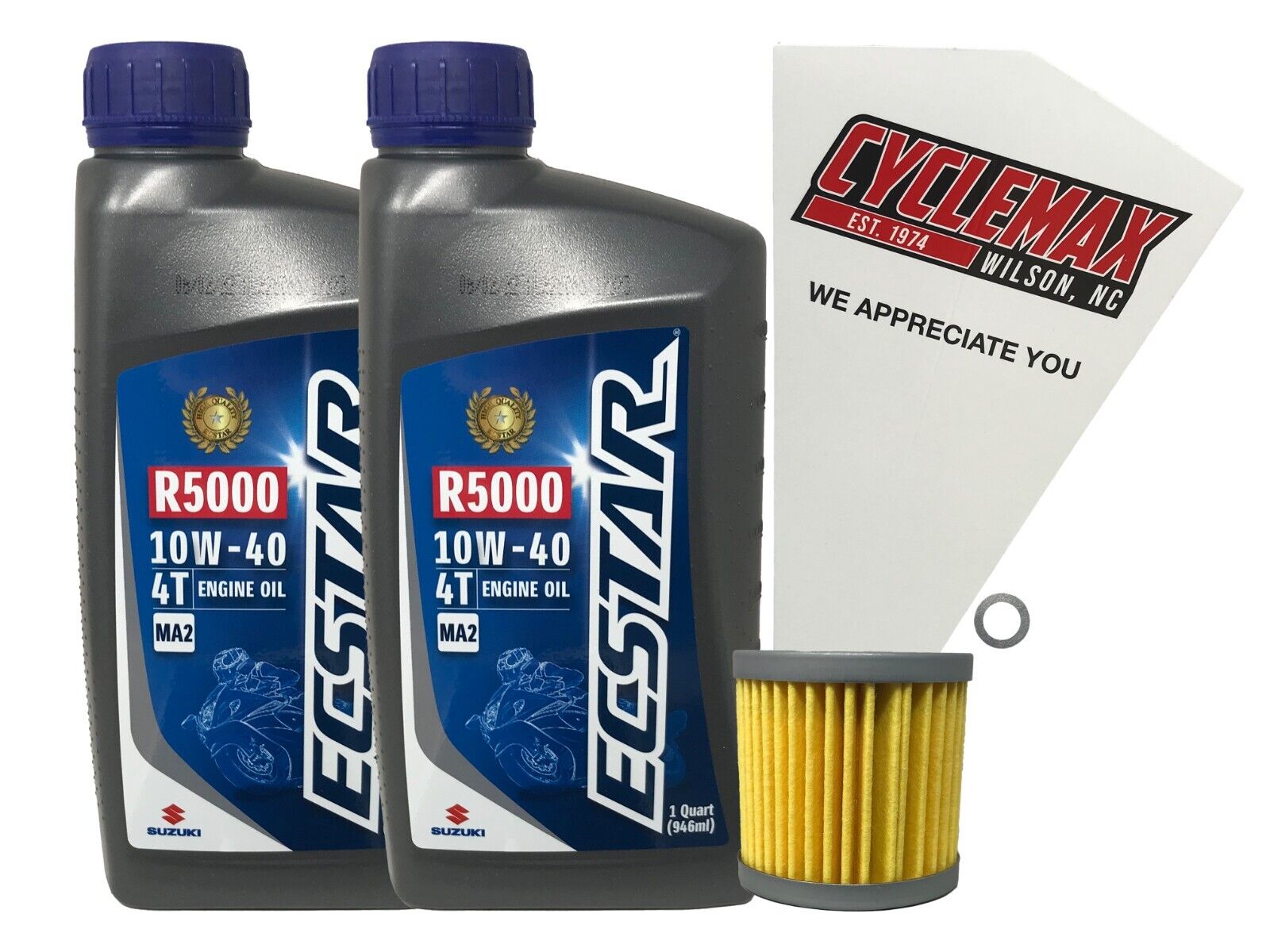 Cyclemax Genuine OEM Standard Oil Change Kit fits 2000-2022 Suzuki DR-Z400