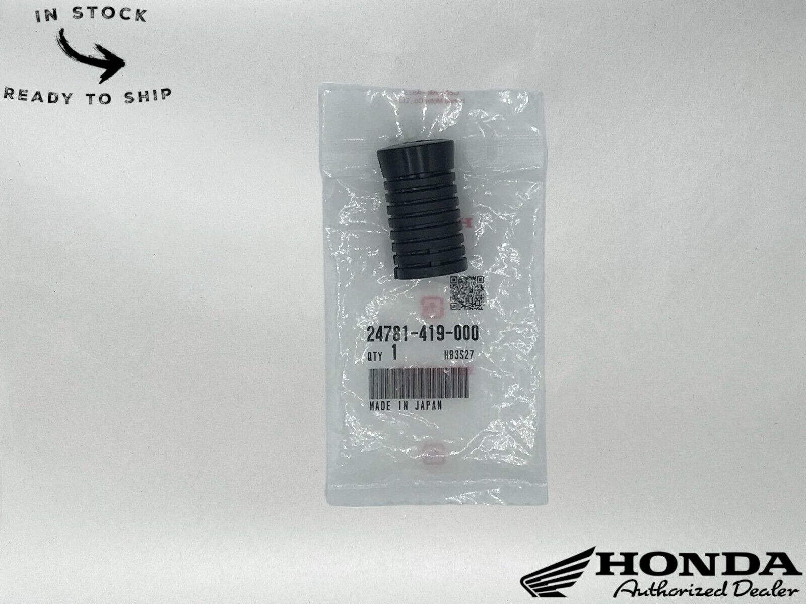 Honda Genuine OEM Gearshift Pedal Rubber 24781-419-000