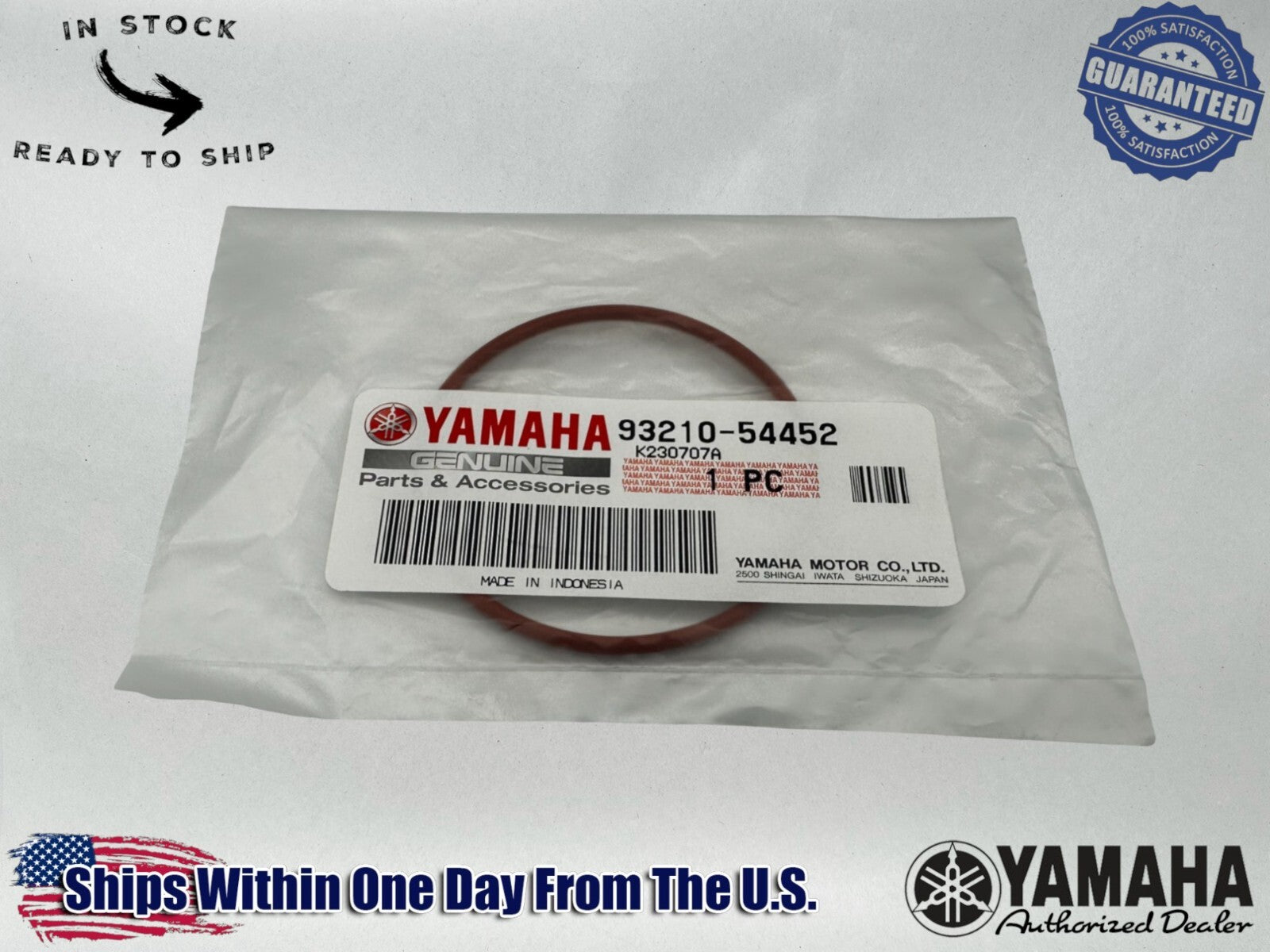 Yamaha OEM Authentic O-Ring 93210-54452-00-00
