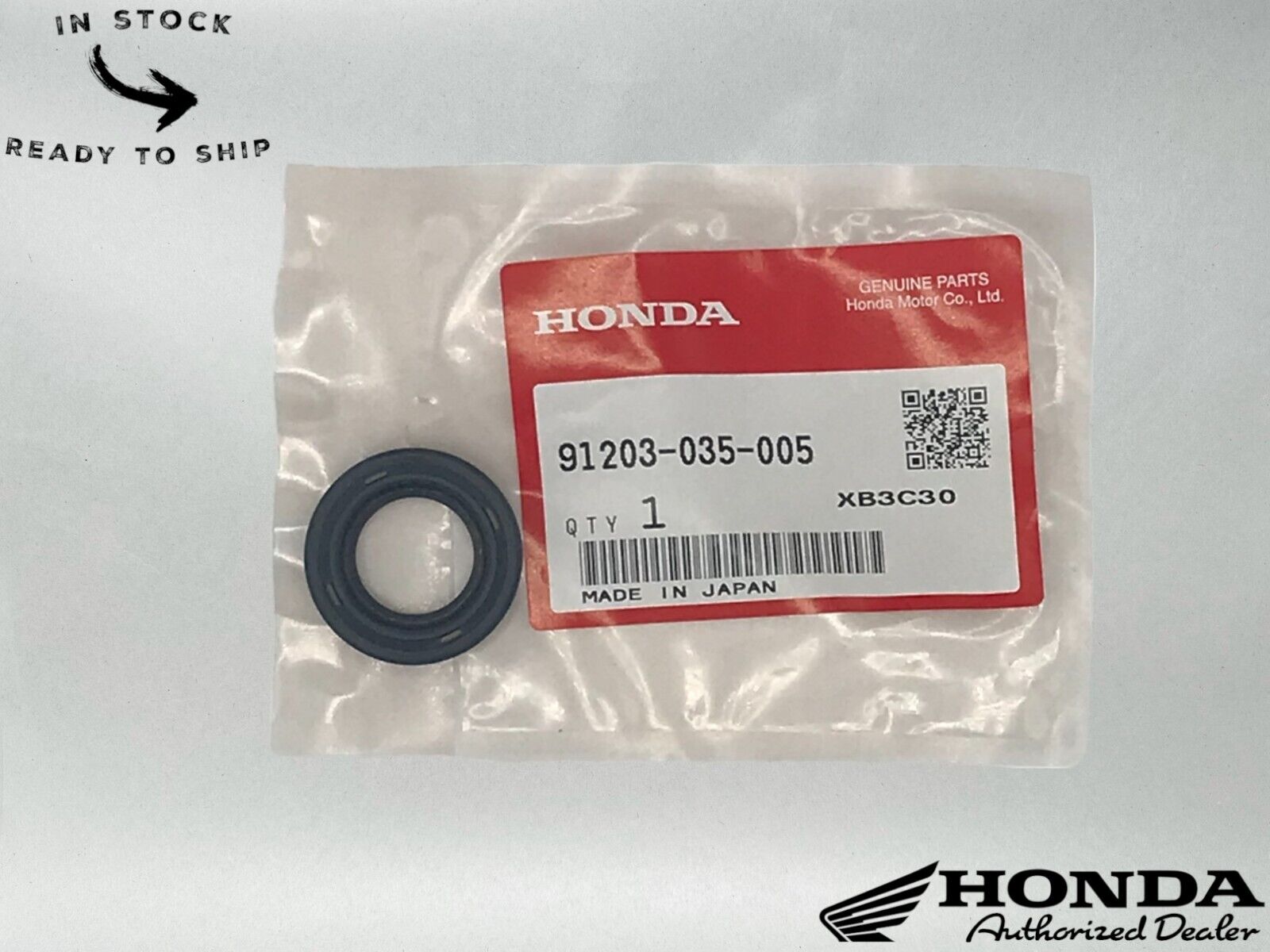 Honda Genuine OEM Oil Seal (17X29X5) 91203-035-005