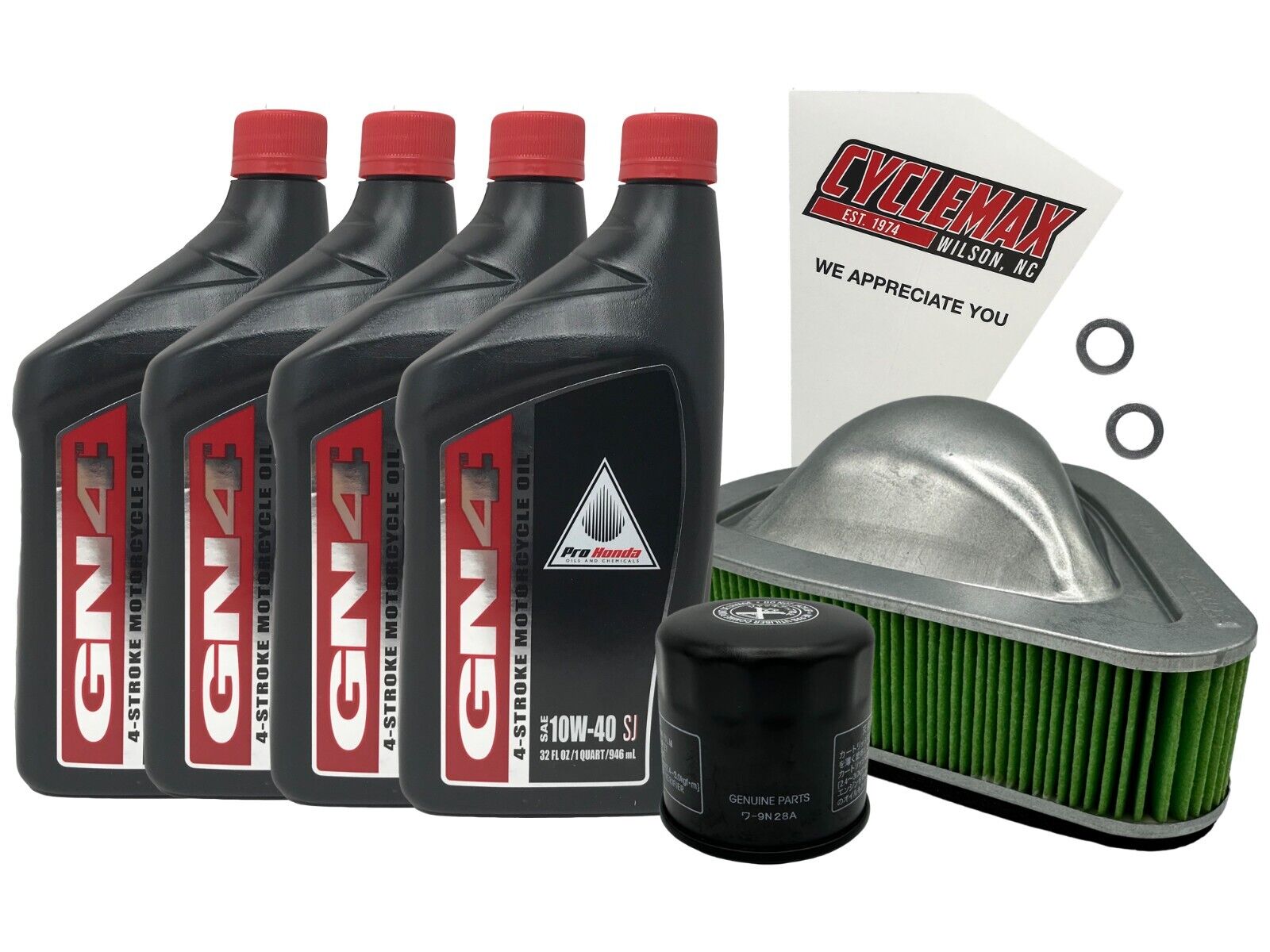 Cyclemax 10W-40 Tune-Up Kit fits 2010-2024 Honda VT 1300 VT1300 Fury Sabre