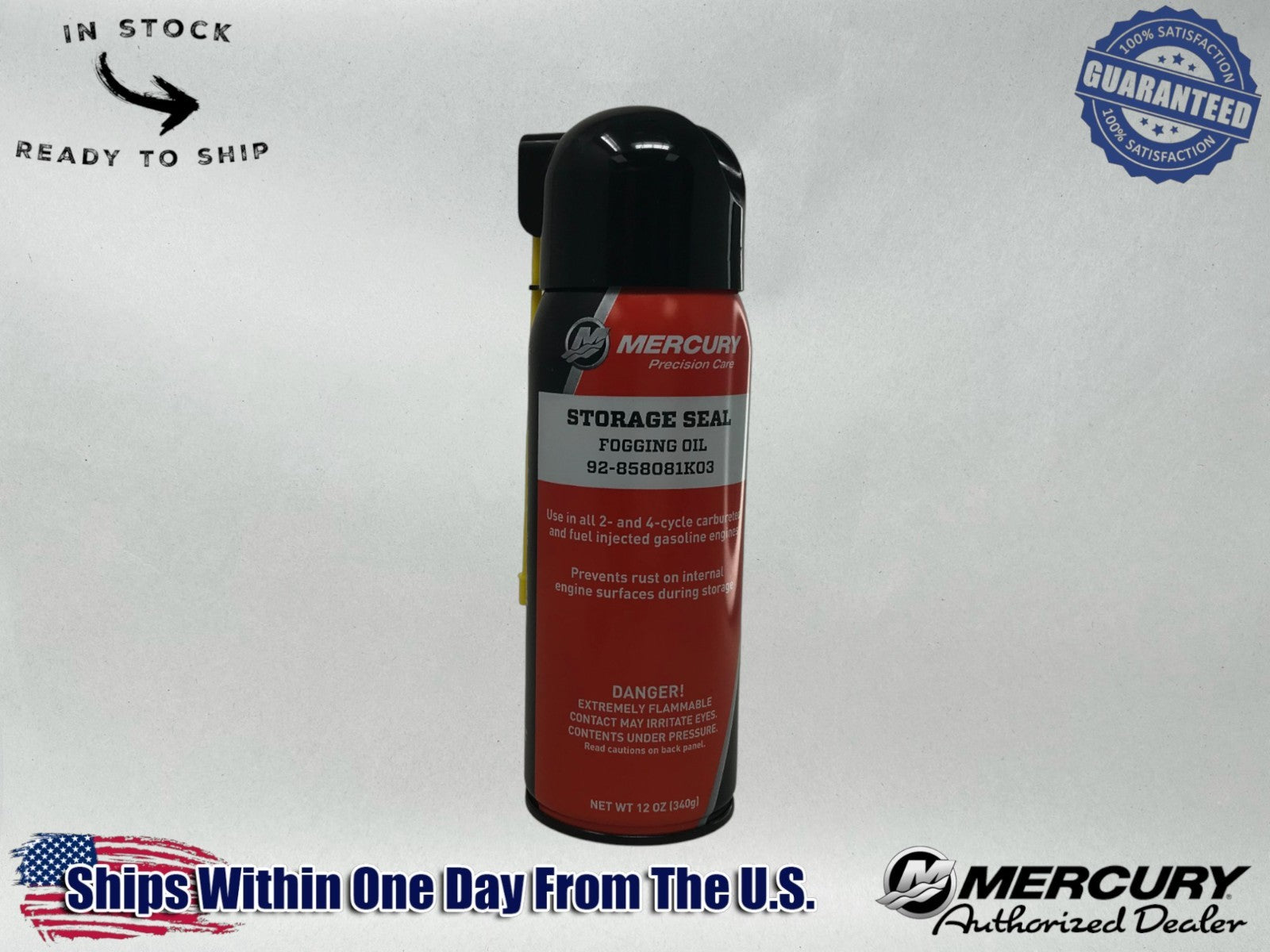 Mercury Genuine OEM Authentic Storage Seal Fogging Oil 12oz 858081K03