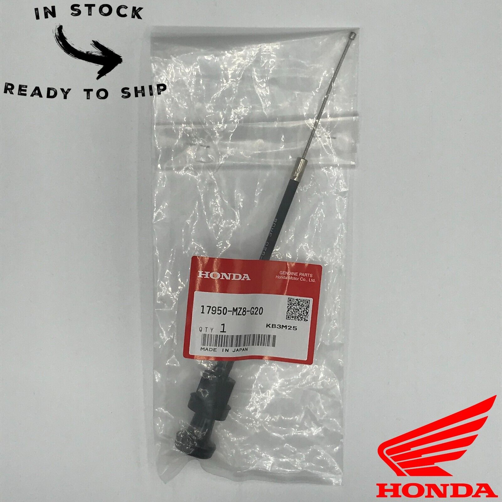 Genuine OEM Honda Choke Cable 17950-MZ8-G20