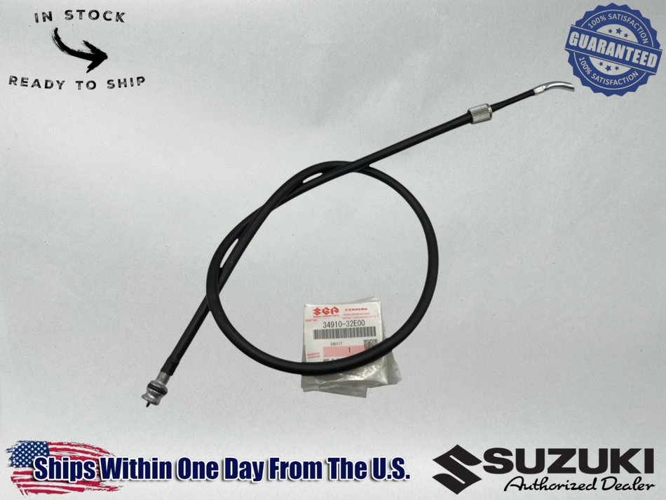 Suzuki OEM 2000-23 DR-Z DRZ 400 400E 400S OEM SPEEDOMETER CABLE 34910-32E00