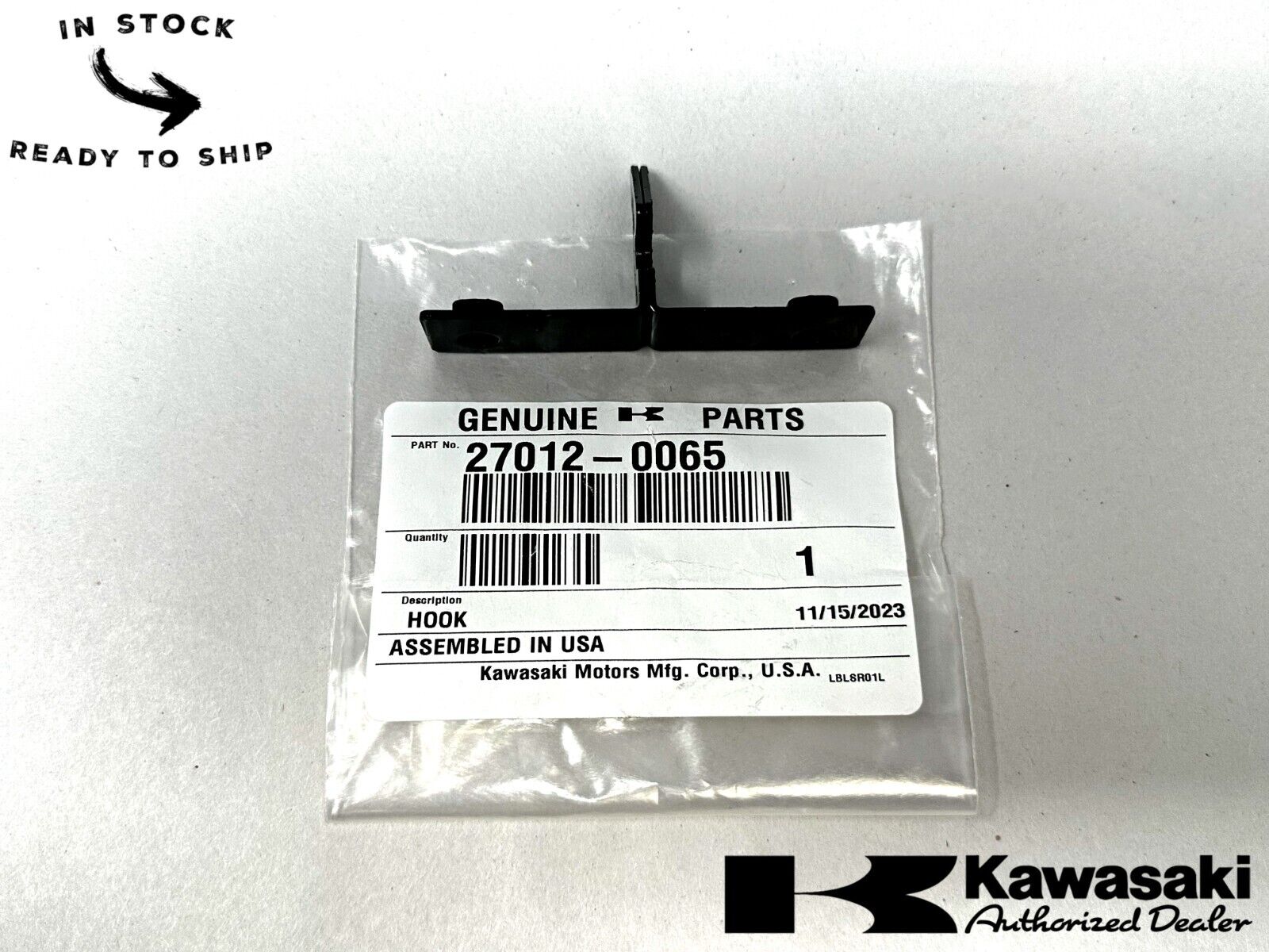 Kawasaki Genuine OEM Hook 27012-0065