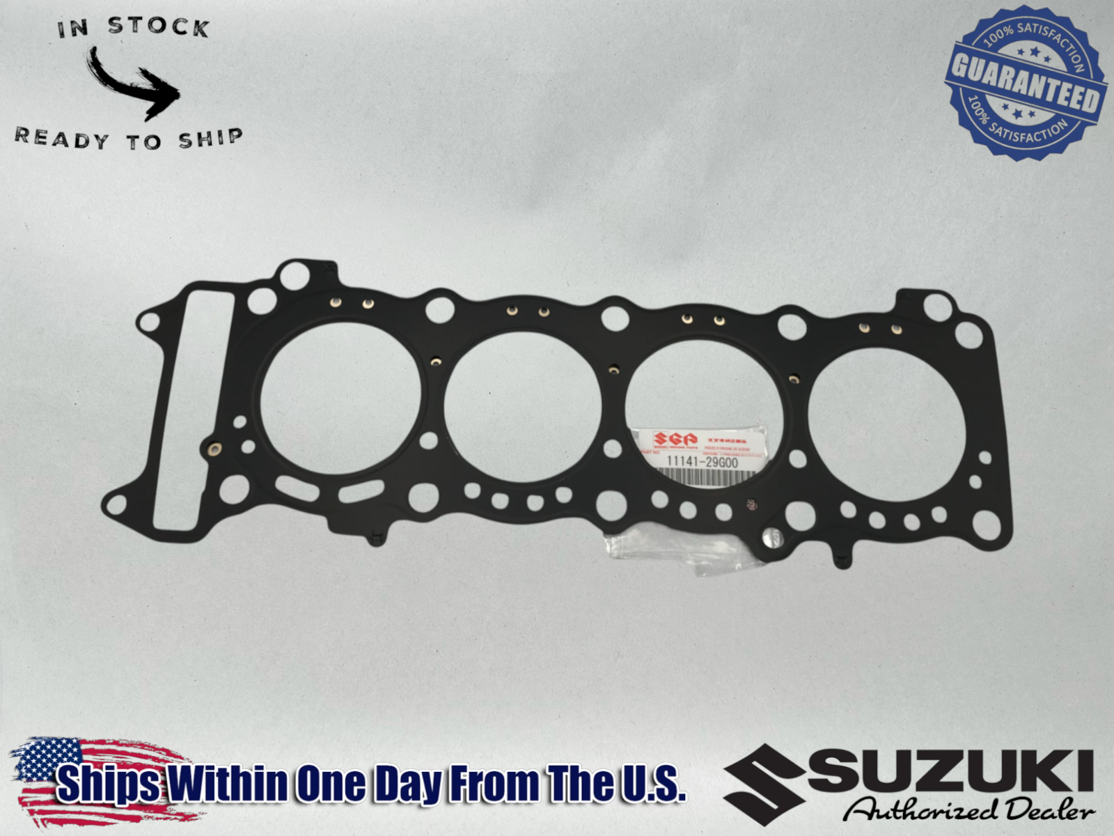 Suzuki Genuine OEM 2004-05 GSXR GSX-R 600 CYLINDER HEAD GASKET 11141-29G00
