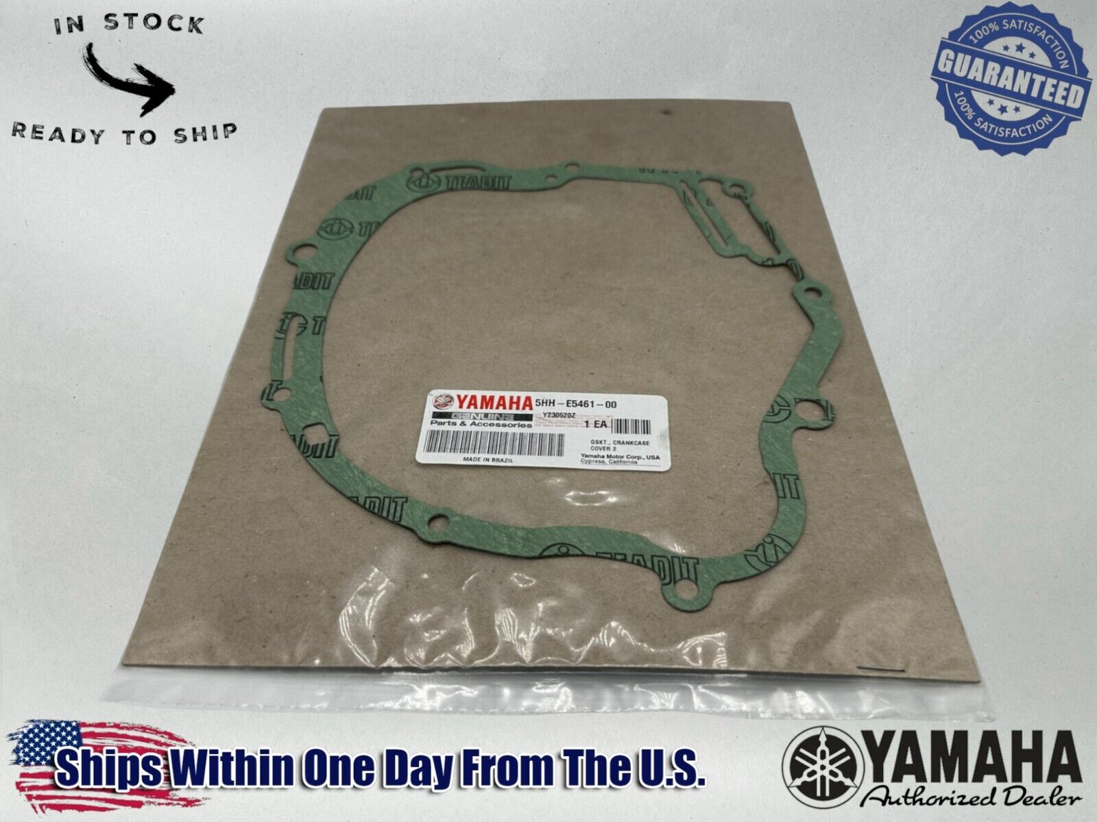 Yamaha Genuine OEM Authentic Crankcase Gasket 5HH-E5461-00-00