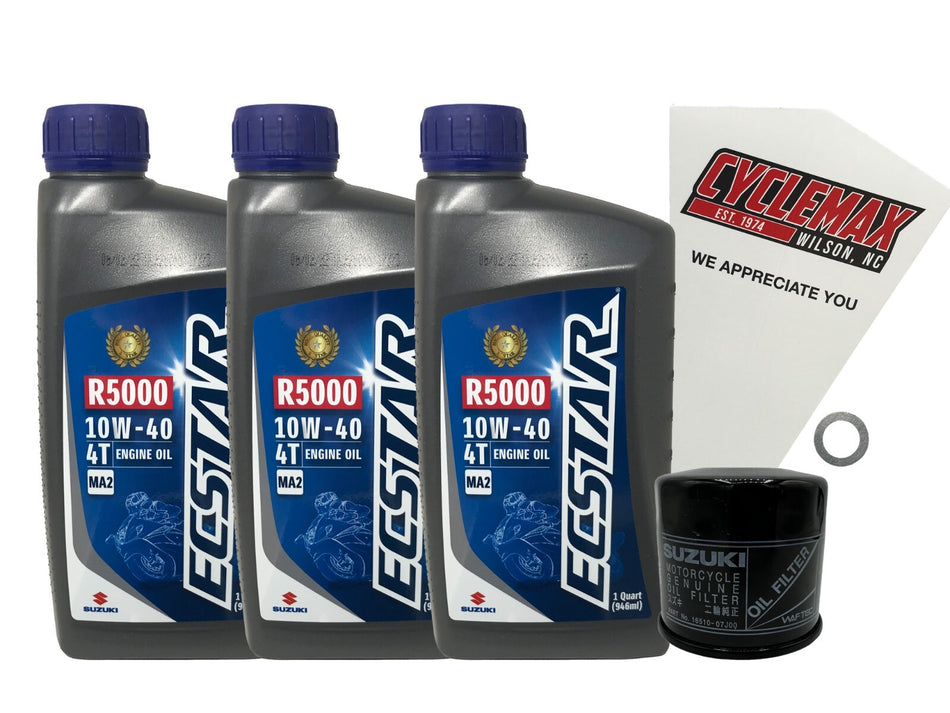 Genuine OEM Standard Oil Change Kit fits 2008-2023 Suzuki LT-A750