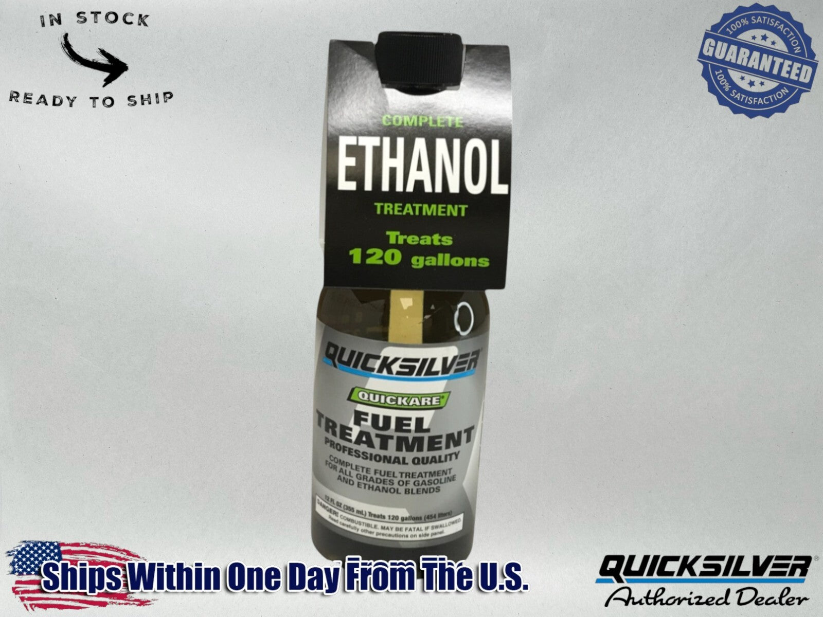 Mercury Genuine OEM Authentic Quickare Fuel Treatment 12 oz 92-8M0047920