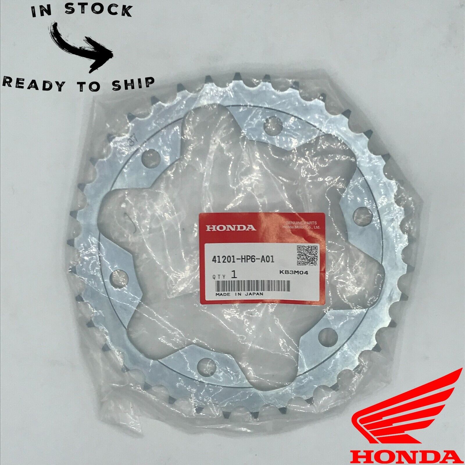 Genuine OEM Honda Rear Sprocket 41201-HP6-A01