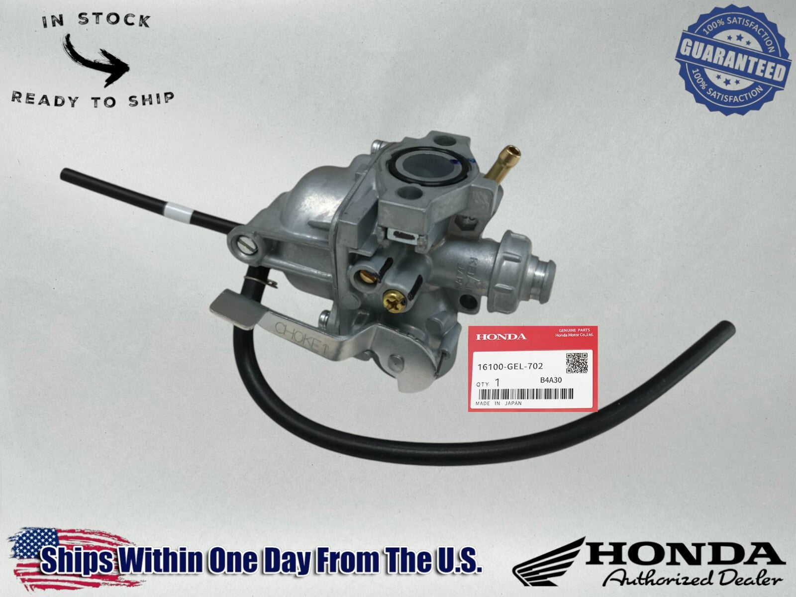 Honda OEM 2001-23 XR50 CRF50 CARBURETOR KEIHIN CRF50F XR50R 16100