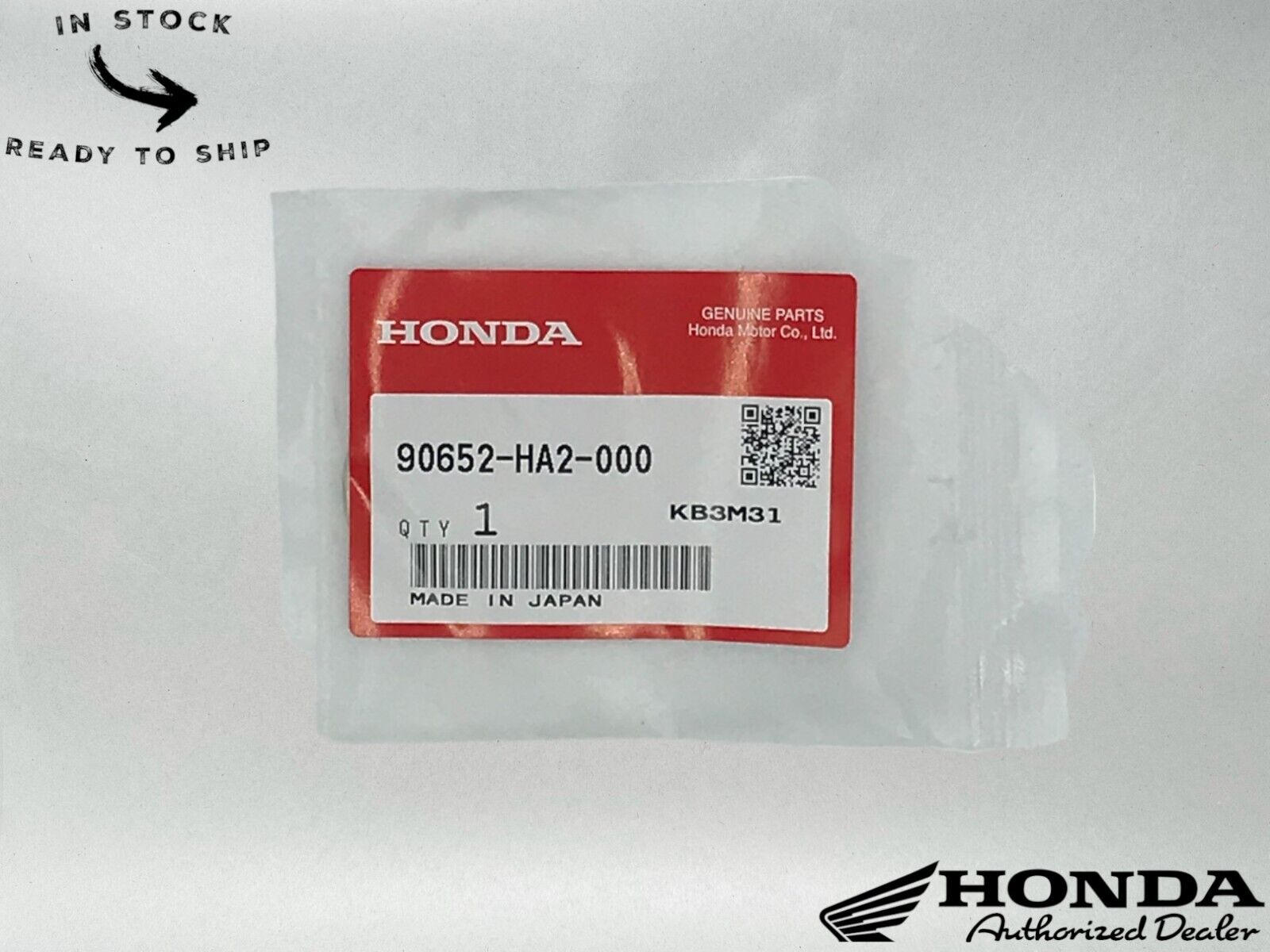 Honda Genuine OEM Outer Clip (37mm) 90652-HA2-000