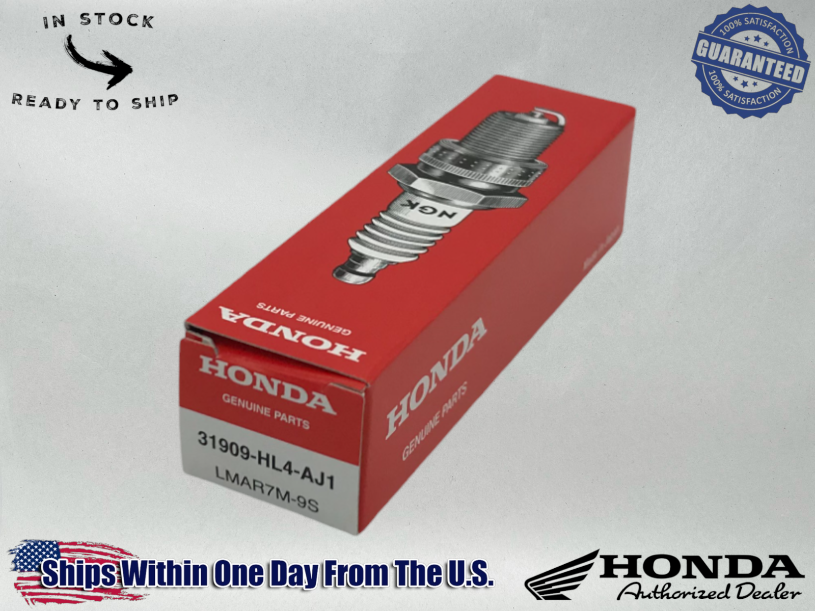 HONDA OEM NGK Spark Plug LMAR7M-9S 31909-HL4-AJ1