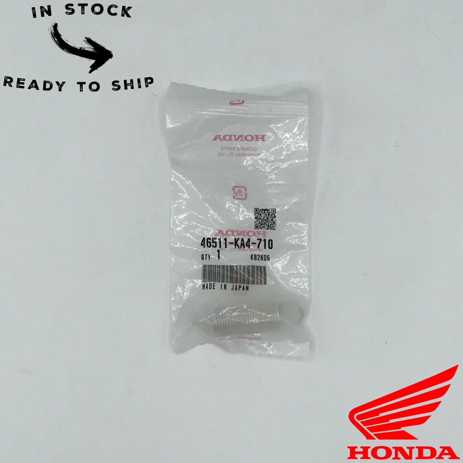 Genuine OEM Honda Brake Pedal Return Spring 46511-KA4-710