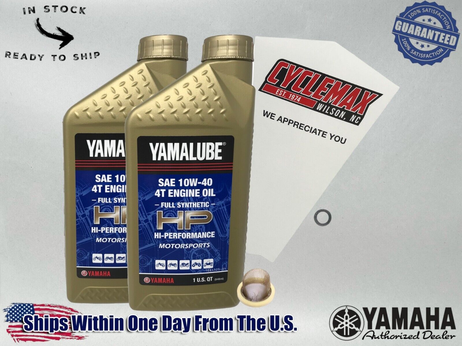 Cyclemax FS Yamalube Oil Change Kit fits 2004-2013 Yamaha GRIZZLY 125