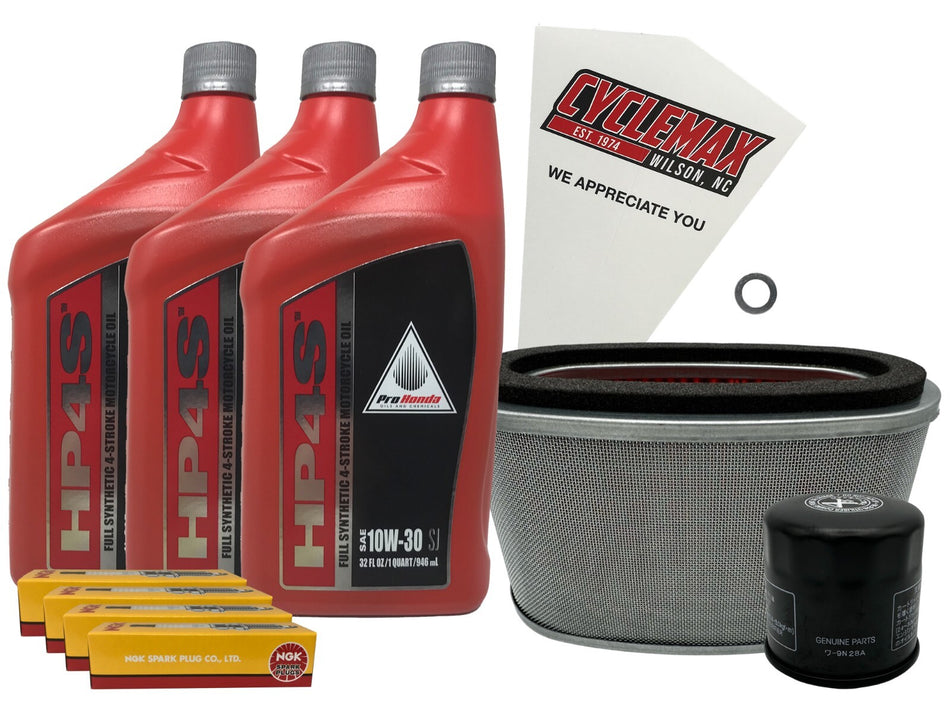 Honda HP4S Full Synthetic Tune-Up Kit for 2004-2024 SHADOW 750 with Spark Plugs