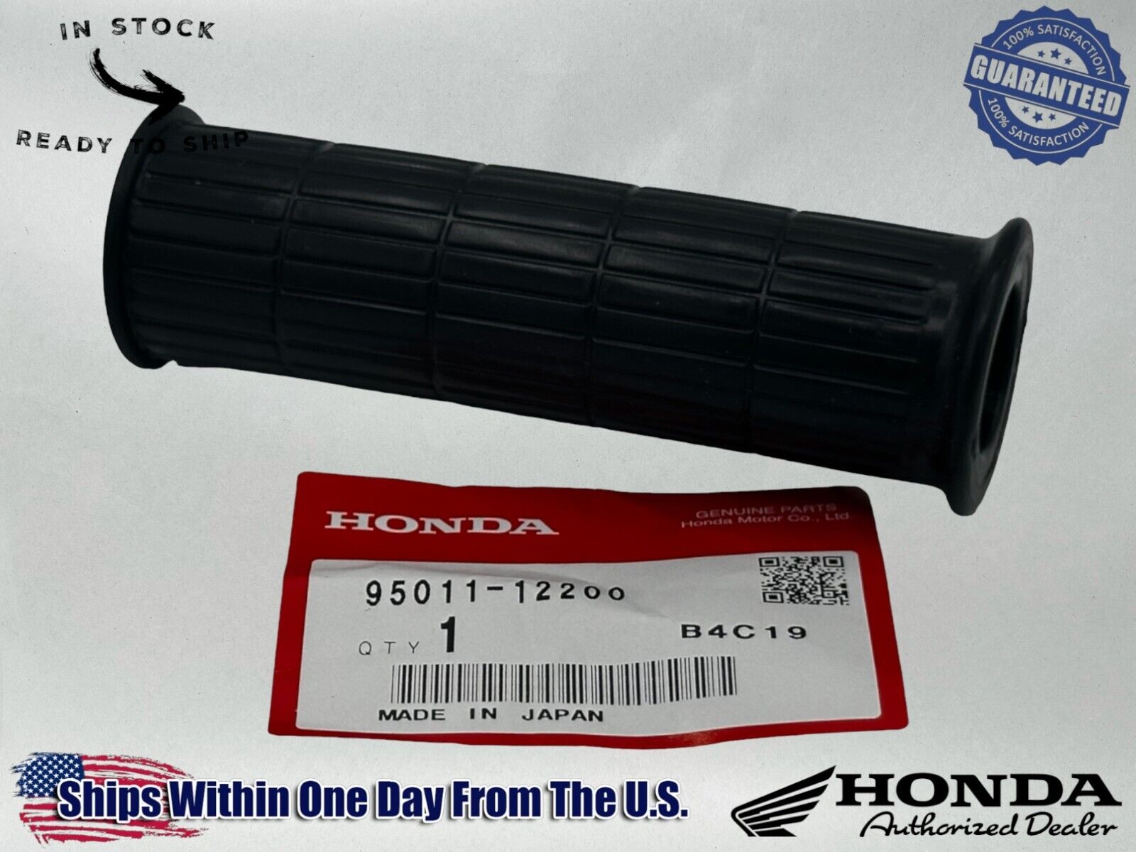 Honda Genuine OEM Authentic Handle Grip Left 95011-12200