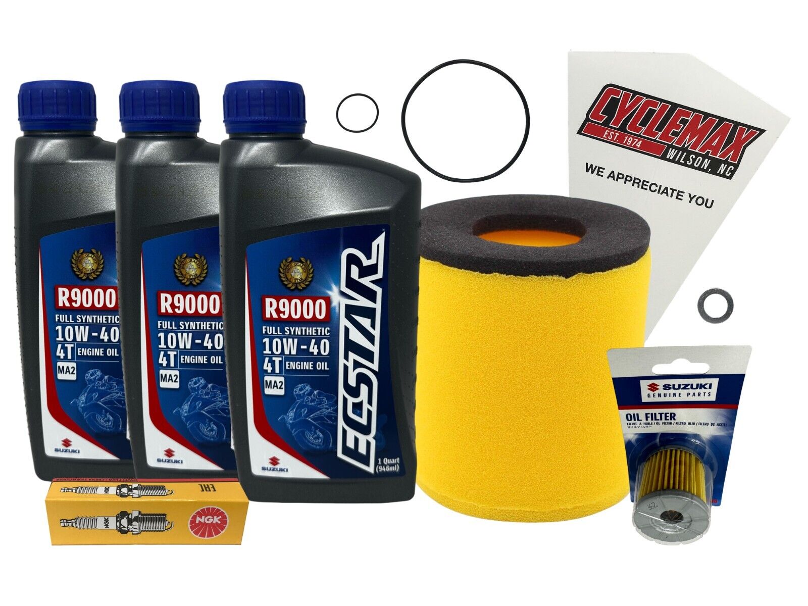 Cyclemax Full Synthetic Full Service Kit fits 2003-2018 Suzuki LTZ 400 QuadSport