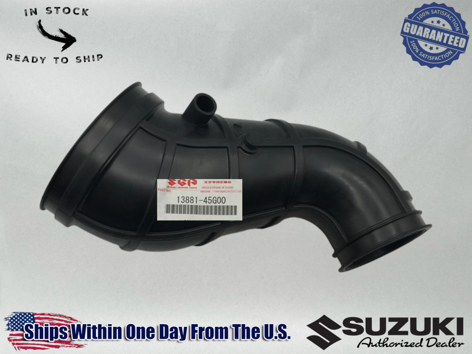 Suzuki OEM 06 - 11 QUADRACER LT-R450 LTR 450 AIR BOX OUTLET TUBE 13881-45G00
