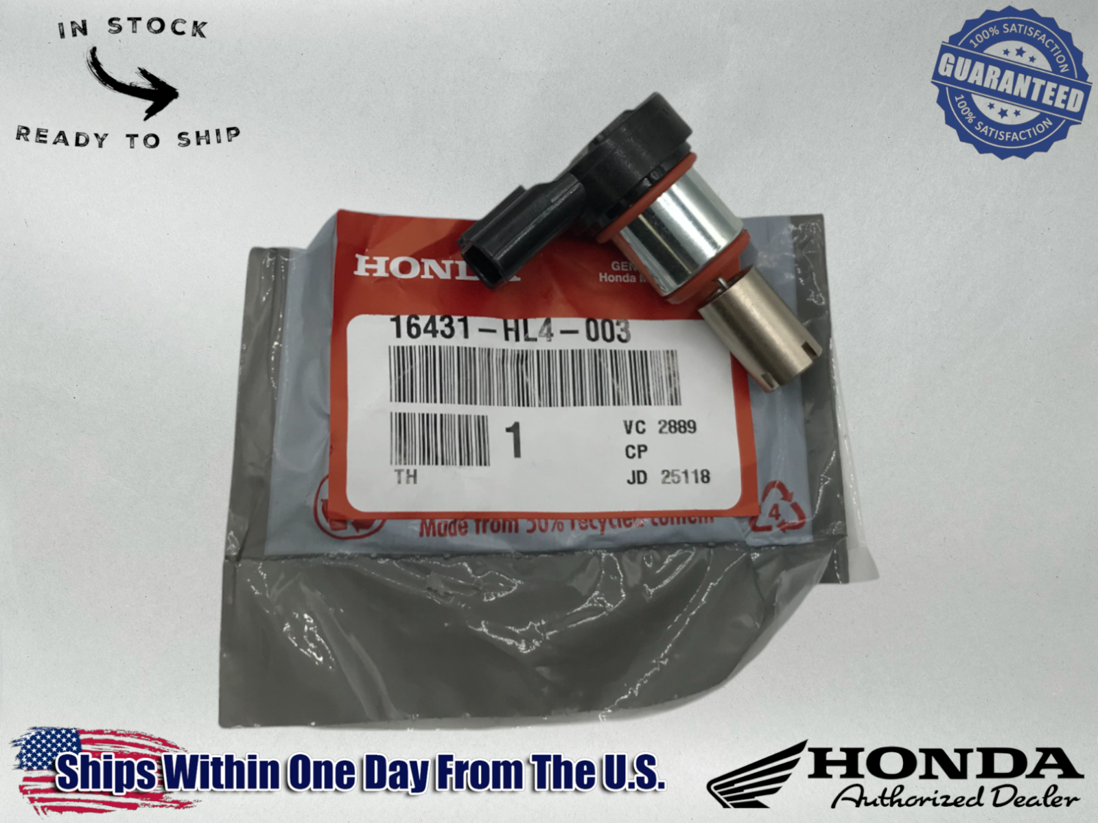 Honda OEM THROTTLE BODY MOTOR ASSY 16-23 PIONEER 1000 16431-HL4-003