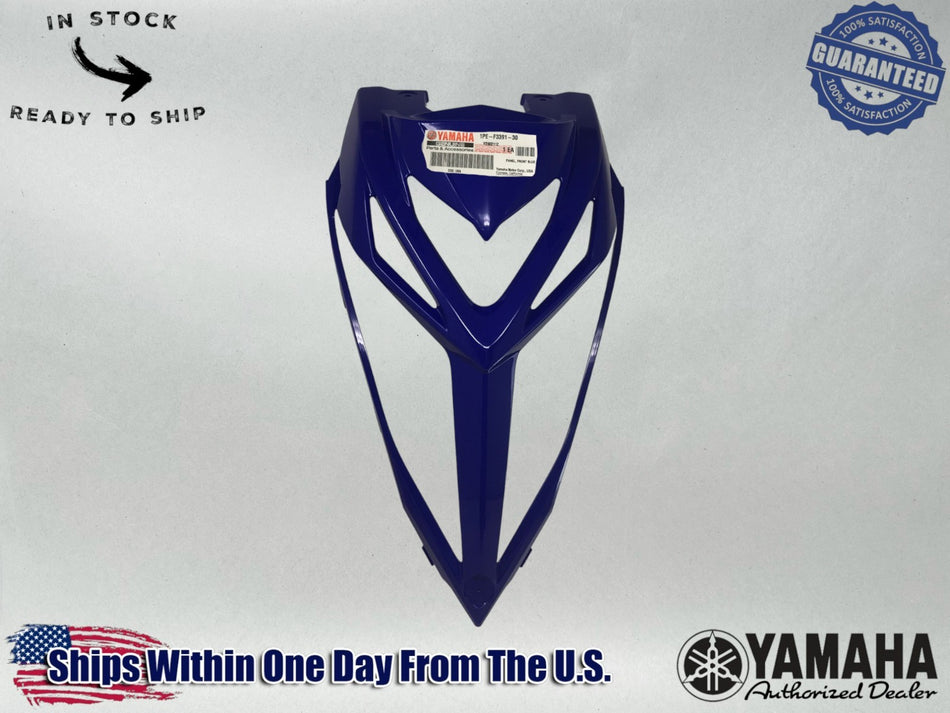 Yamaha OEM 13-25 Raptor 700 GRILL NOSE CONE PLASTIC HOOD BLUE 1PE-F3391-30-00