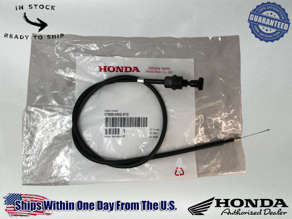 Honda OEM (01-04) TRX500FA FGA Foreman Rubicon Choke Cable 17950-HN2-010