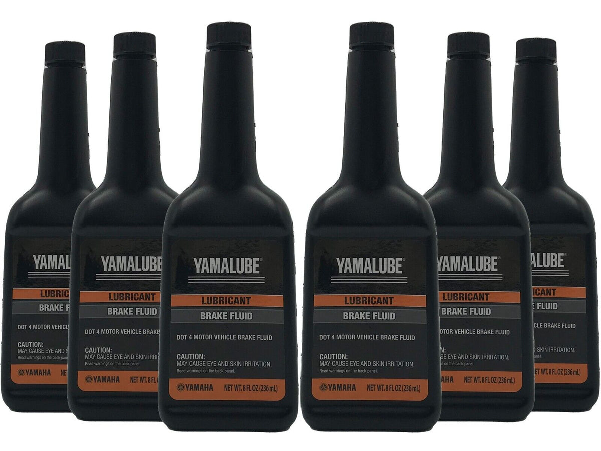 Yamaha Genuine OEM Brake Fluid ACC-BRAKE-FL-UD - 6 Pack