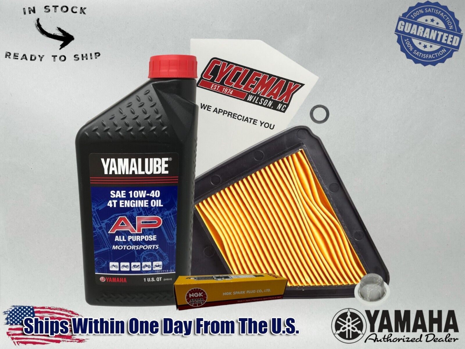 Cyclemax Standard Yamalube Tune-Up Kit fits 2008-2011 Yamaha C3