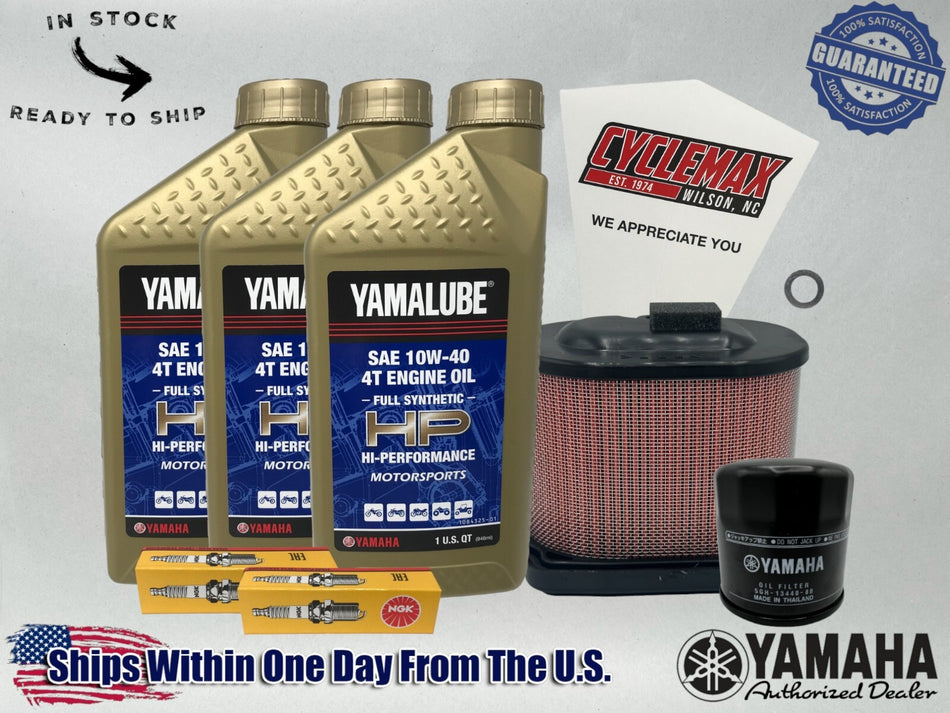 Full-Synthetic Yamalube Tune-Up Kit fits 2018-2025 Yamaha MT-07