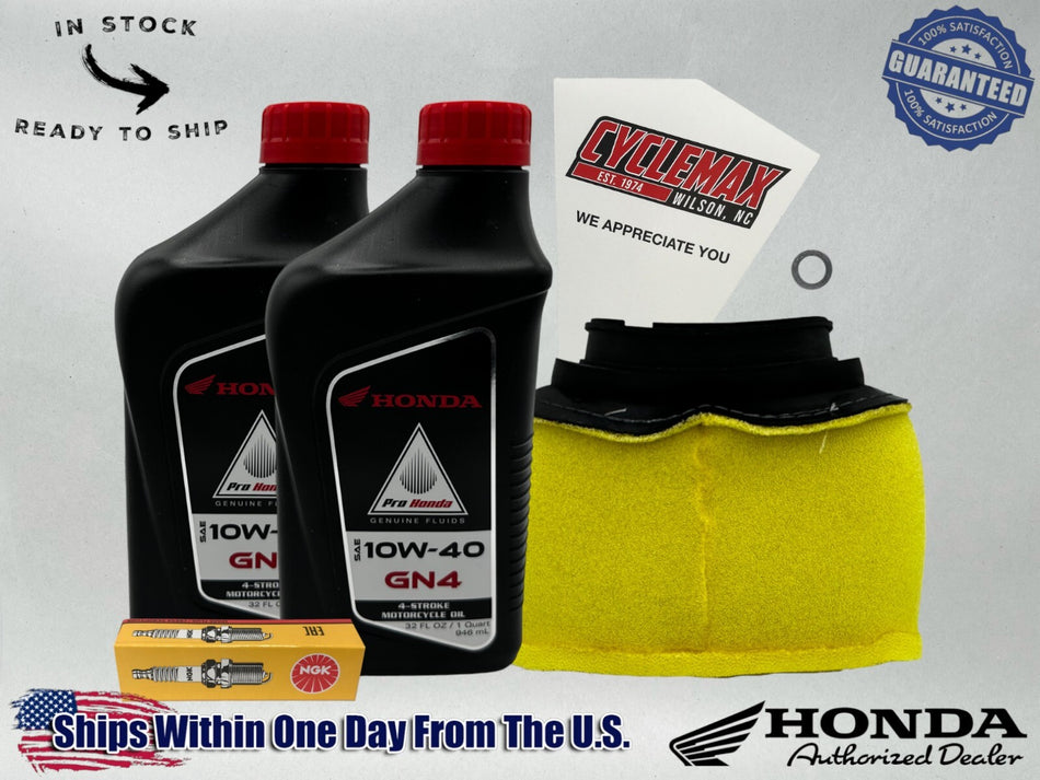 Standard GN4 10W-40 Tune-Up Kit fits 1986-1987 Honda TR200 FatCat
