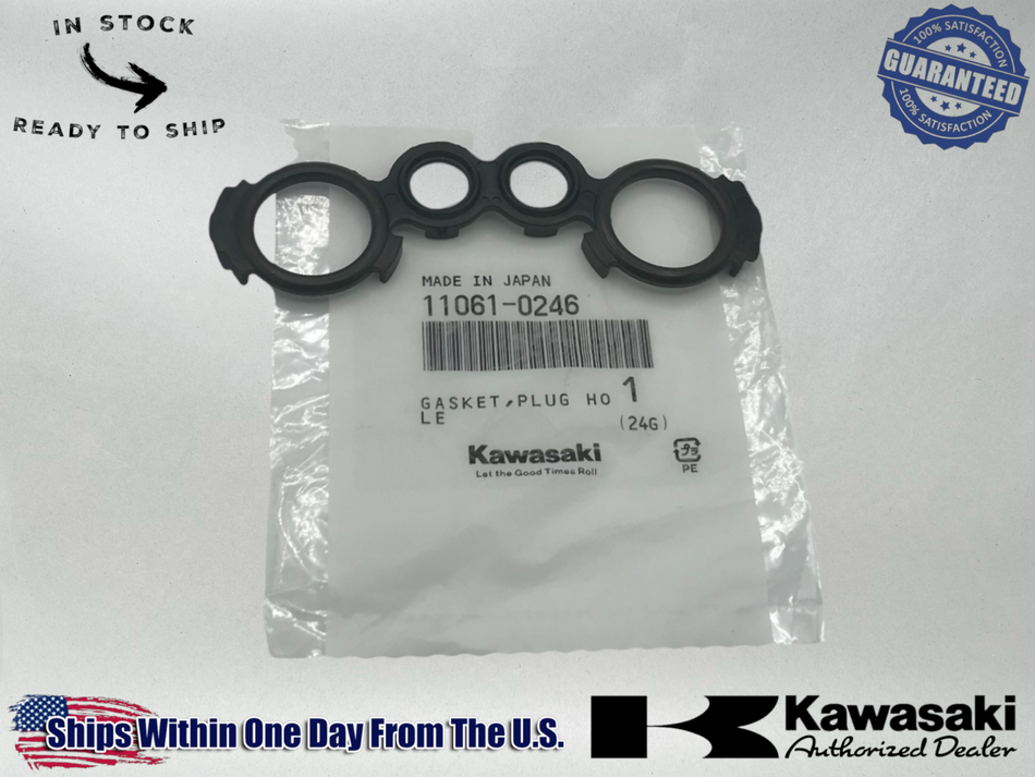 Kawasaki OEM Gasket Plug Hole 11061-0246 1 / (20-25)Teryx KRX 1000, Ninja 1000SX