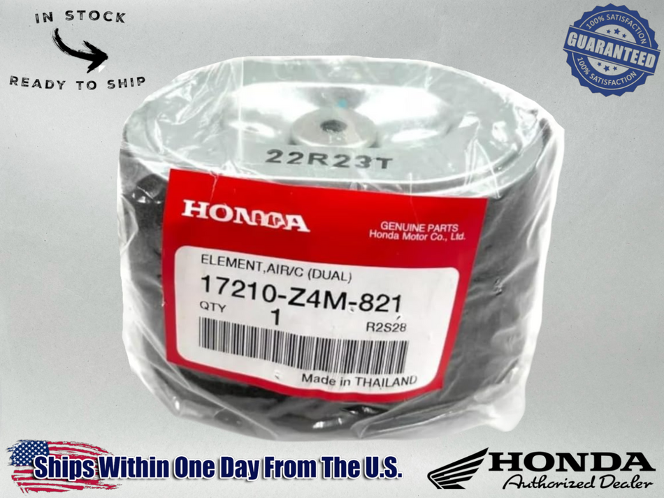 Honda Genuine OEM Authentic 17210-Z4M-821 Air Filter GX120 GX140 GX160 GX200