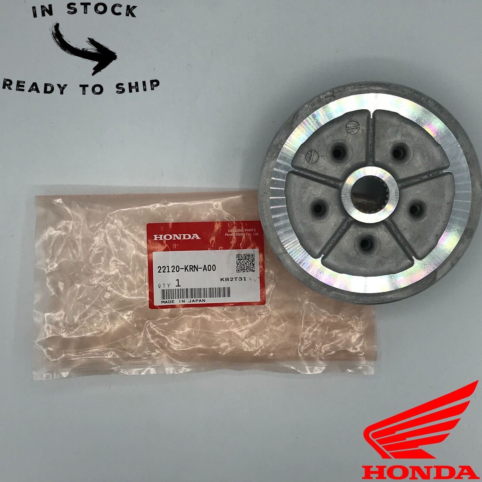 Genuine OEM Honda Clutch Center Basket Inner Hub 22120-KRN-A00