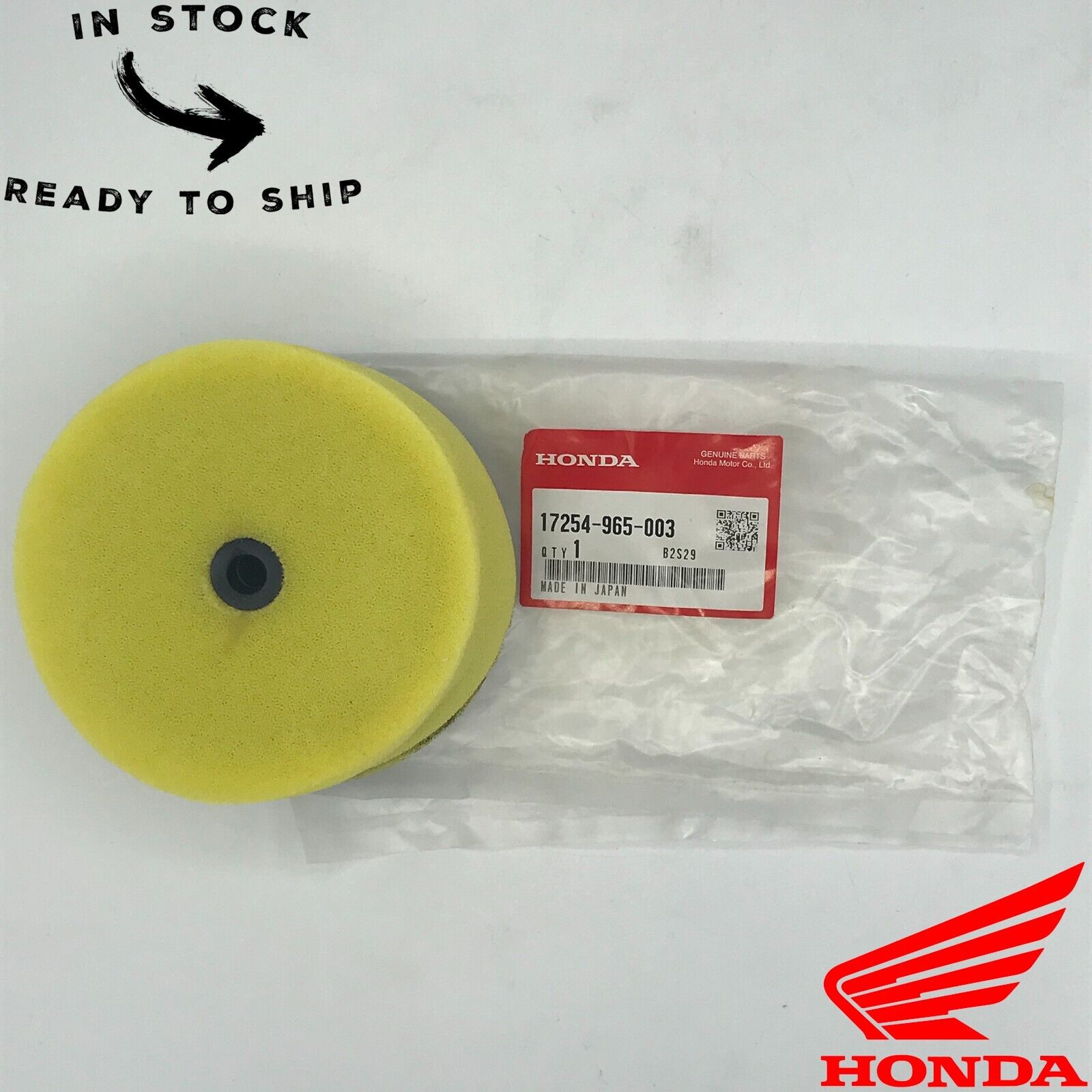 Genuine OEM Honda Air Filter 17254-965-003