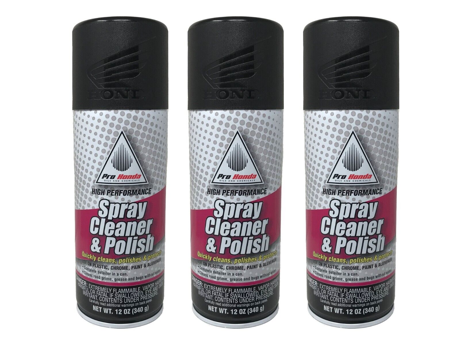 Honda Genuine OEM Spray Cleaner & Polish 08732-SCP00 - 3 Pack