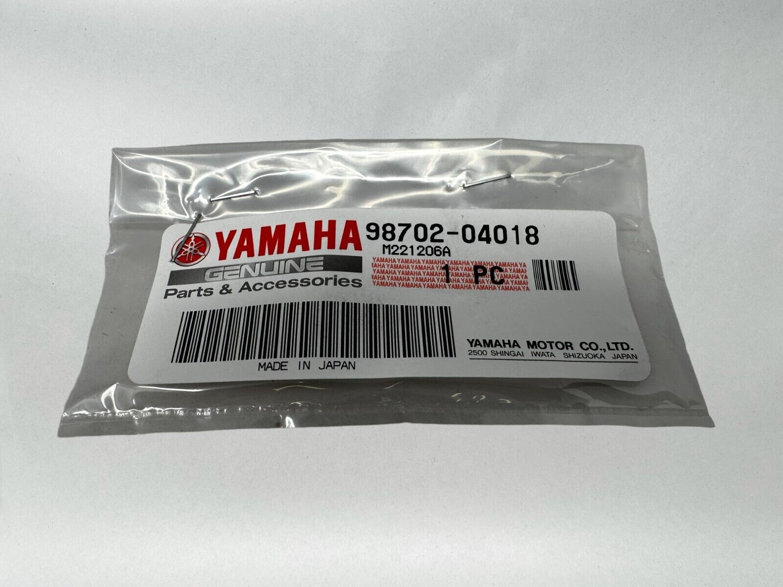 Yamaha Genuine OEM Flat Head Screw 98702-04018-00