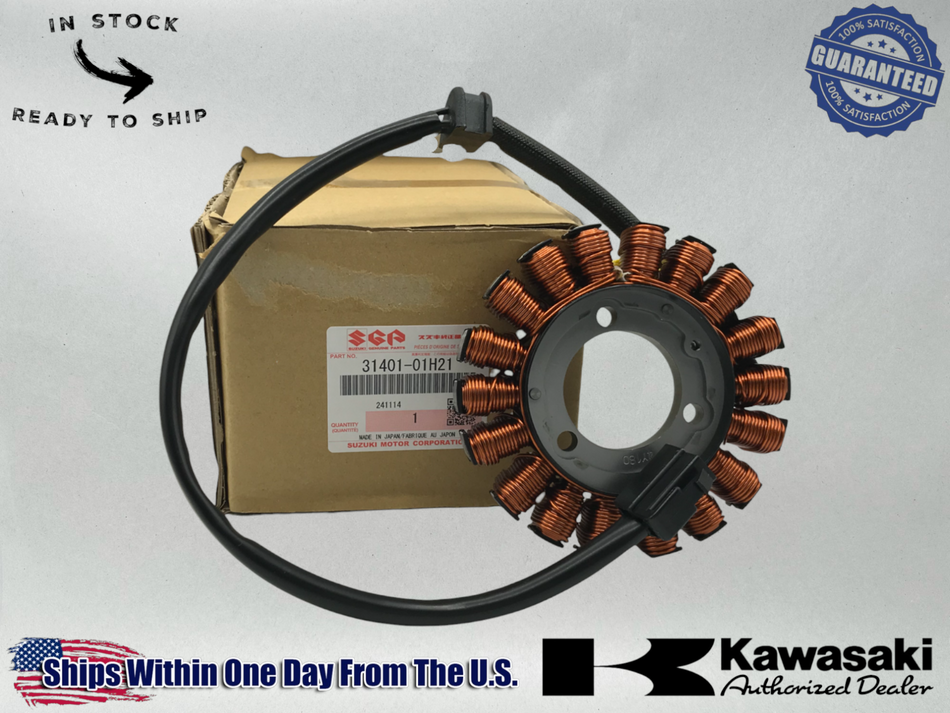 Suzuki OEM 2011-24 GSXR GSX-R 600 750 STATOR MAGNETO ALTERNATOR 31401-01H21