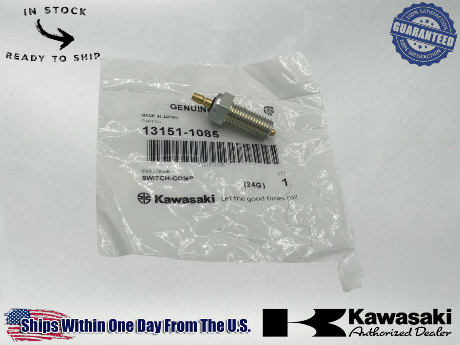 Kawasaki Genuine OEM Authentic Switch Comp 13151-1085 1