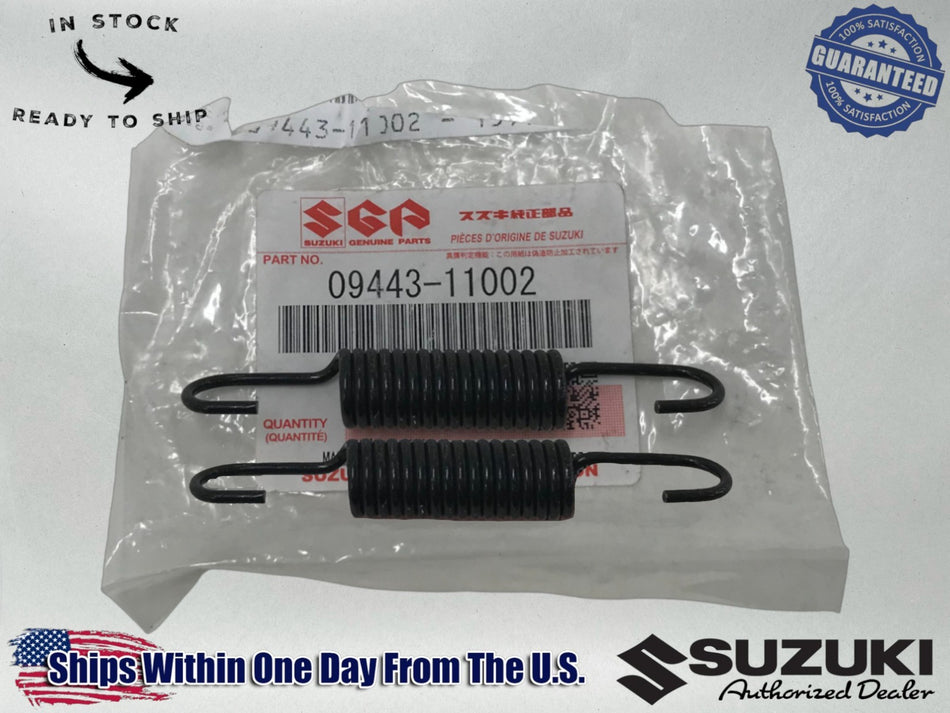 Suzuki Genuine OEM 2 Exhaust Springs tm rm pe rm100 rm80 rm125 rm250 09443-11002