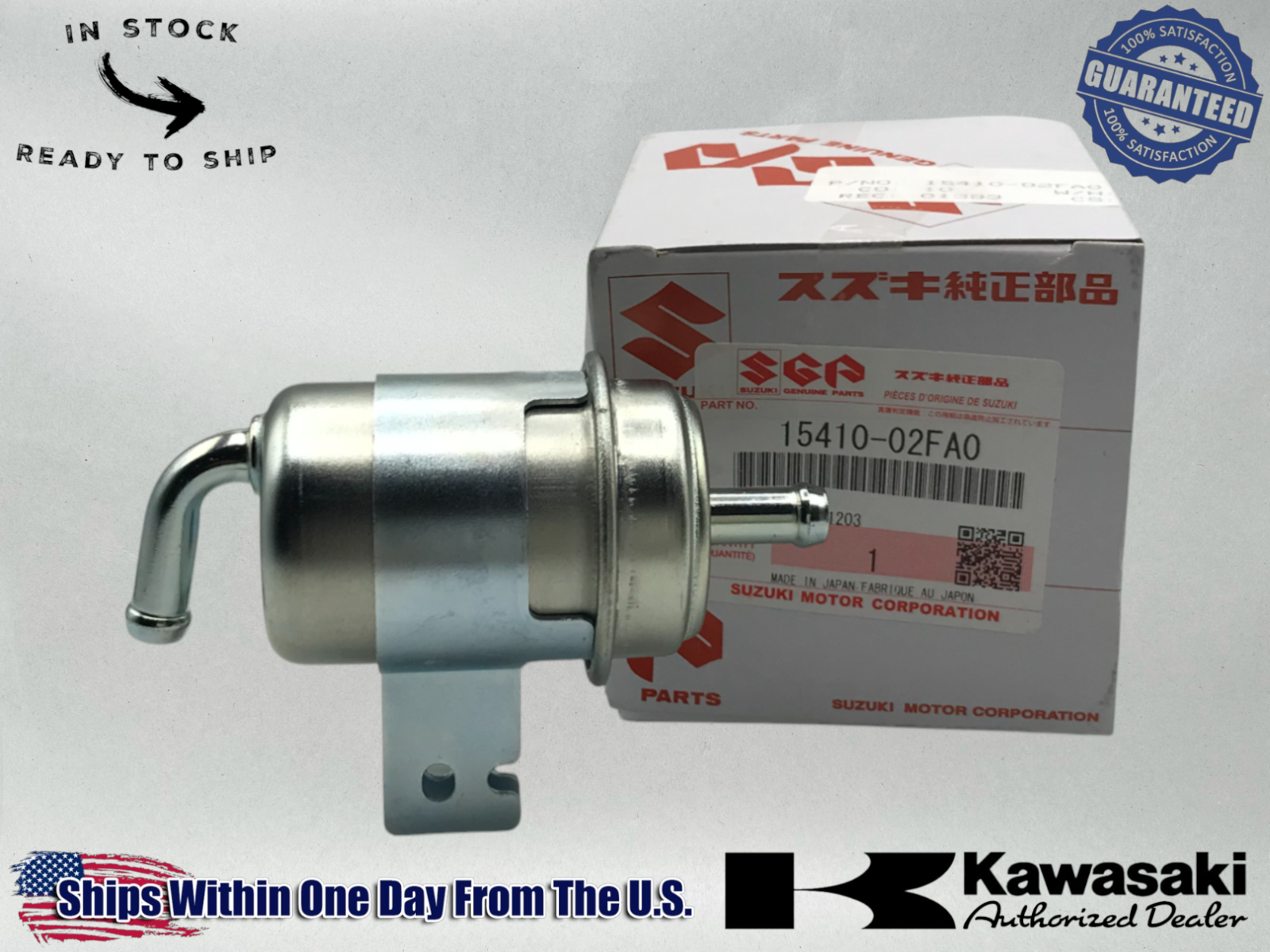Suzuki Genuine OEM FUEL FILTER 1196 - 1999 GSXR750 1998-03 TL1000R 15410-02FA0