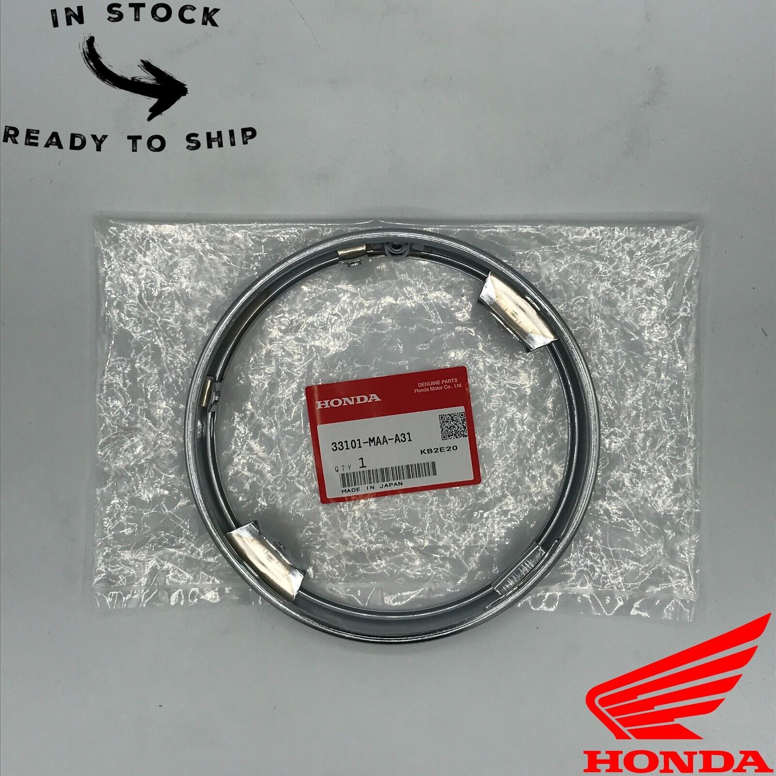 Genuine OEM Honda Headlight Rim 33101-MAA-A31