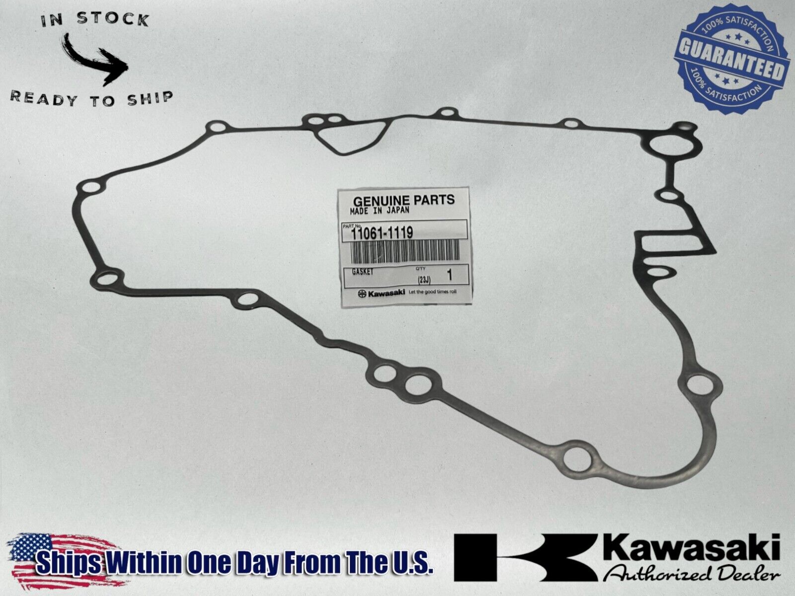 Kawasaki Genuine OEM Authentic Gasket 11061-1119