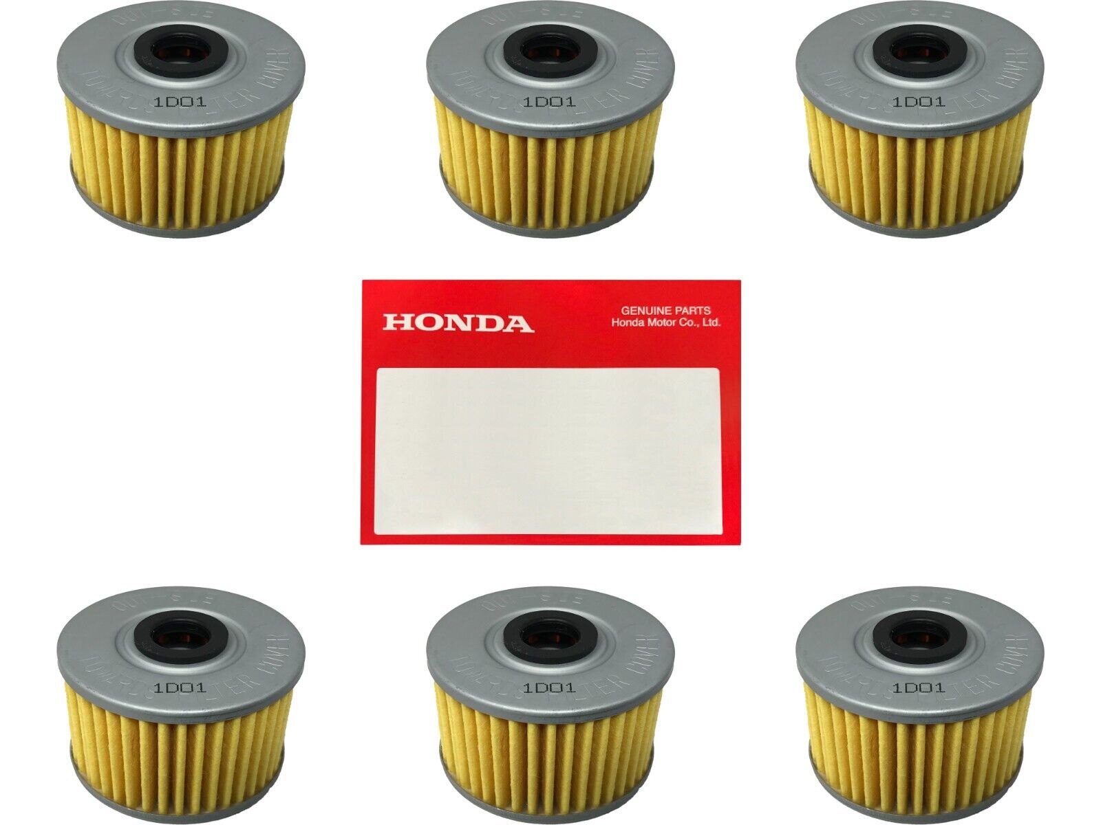 Honda Genuine OEM Oil Filter 15410-KF0-315 - 6 Pack