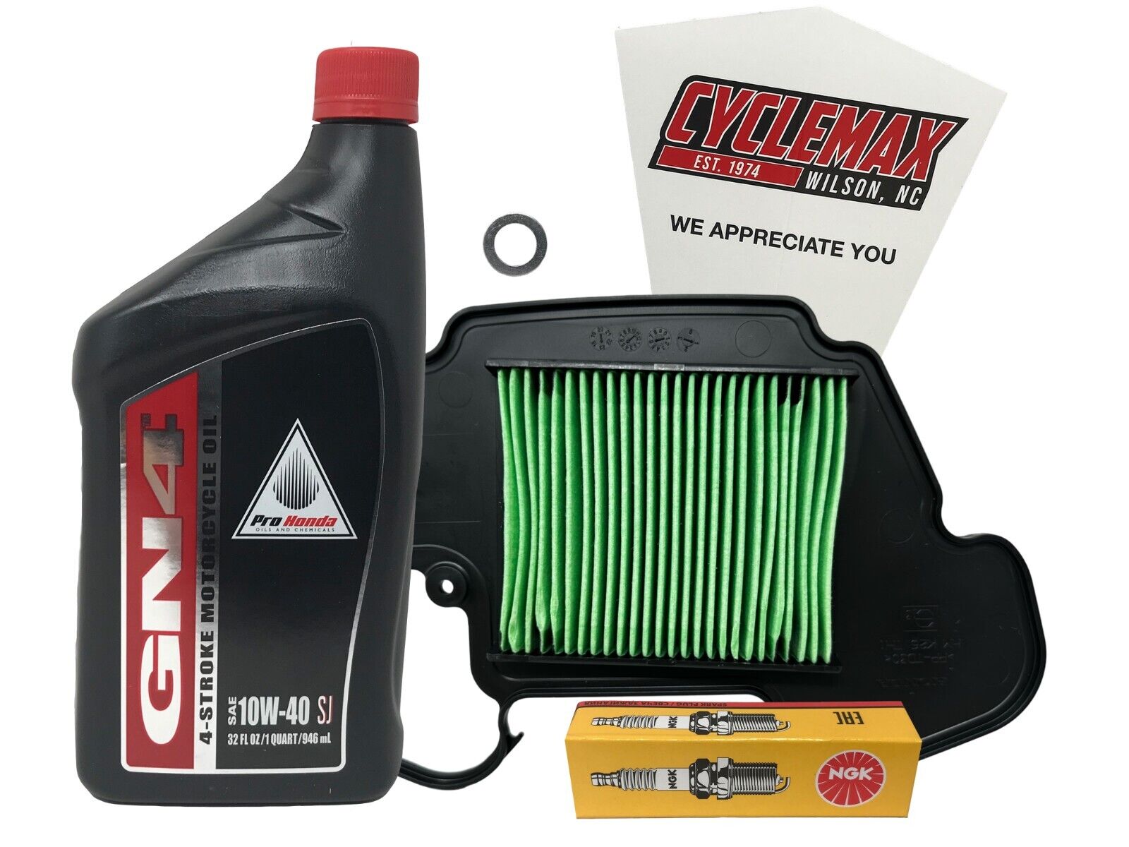 Cyclemax OEM Standard Tune-Up Kit fits 2014-2020 Honda GROM 125