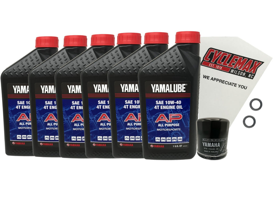 Genuine OEM 2006-2010 Yamaha Roadliner S 1900 Oil Change Kit