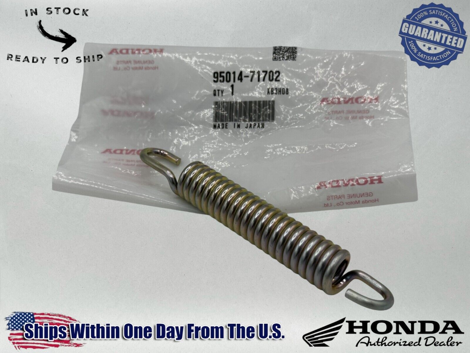 Honda Genuine OEM Authentic Main Stand Spring 95014-71702