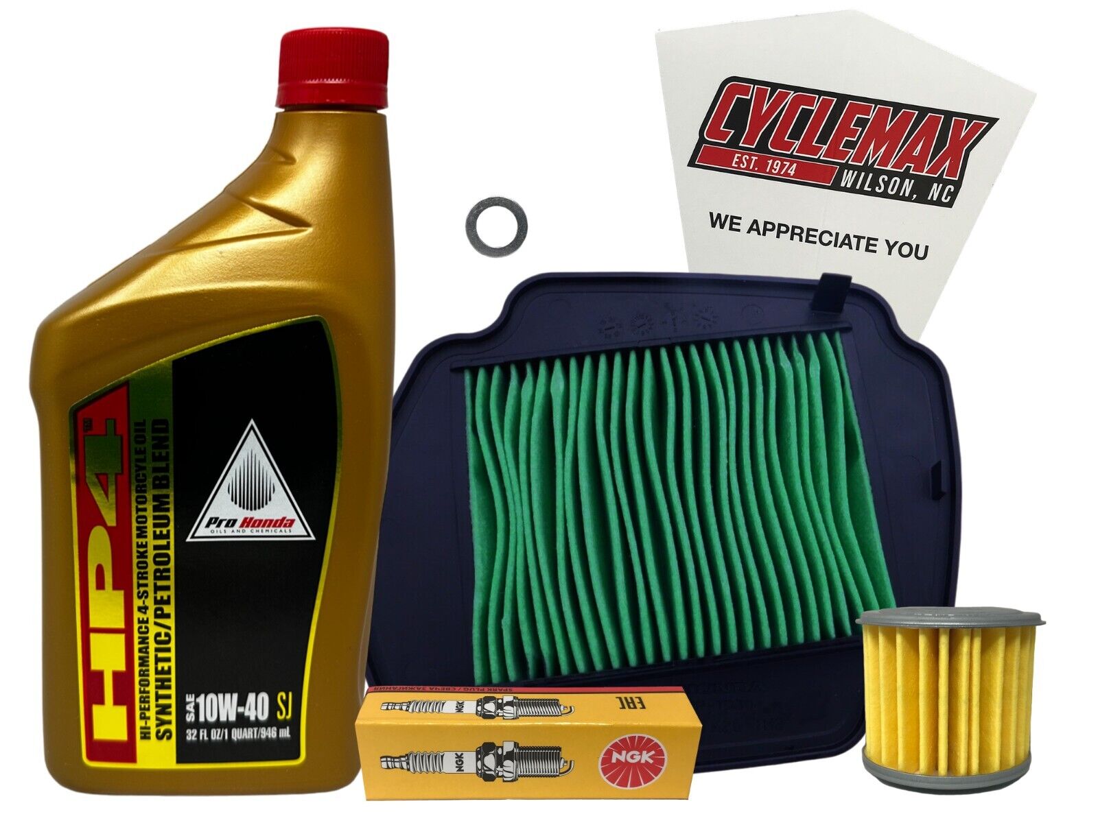 Cyclemax OEM Semi Synthetic Tune-Up Kit fits 2021-2024 Honda Grom 125