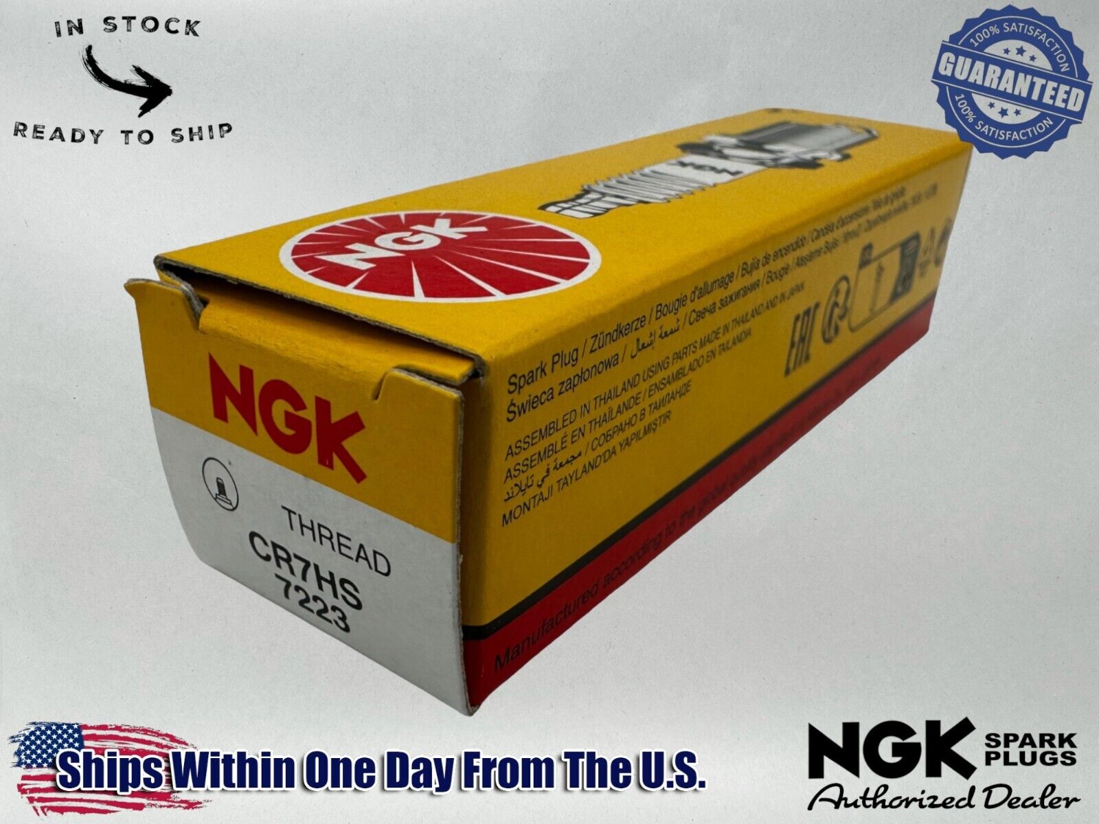 NGK Genuine OEM Authentic Spark Plug CR7HS